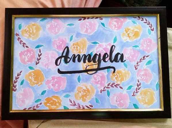 598x444 Calligraphy, Watercolor, Lettering Art Stuff