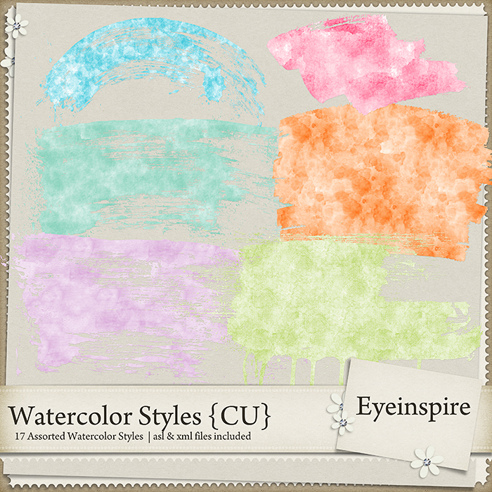 700x700 Watercolor Styles