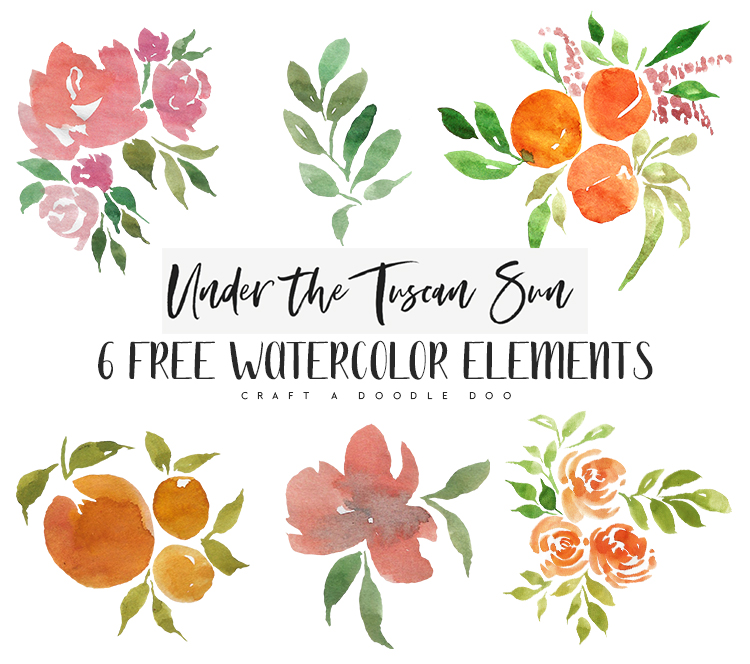 750x664 Watercolor Summerfall Floral Clipart Download Scrap Booking