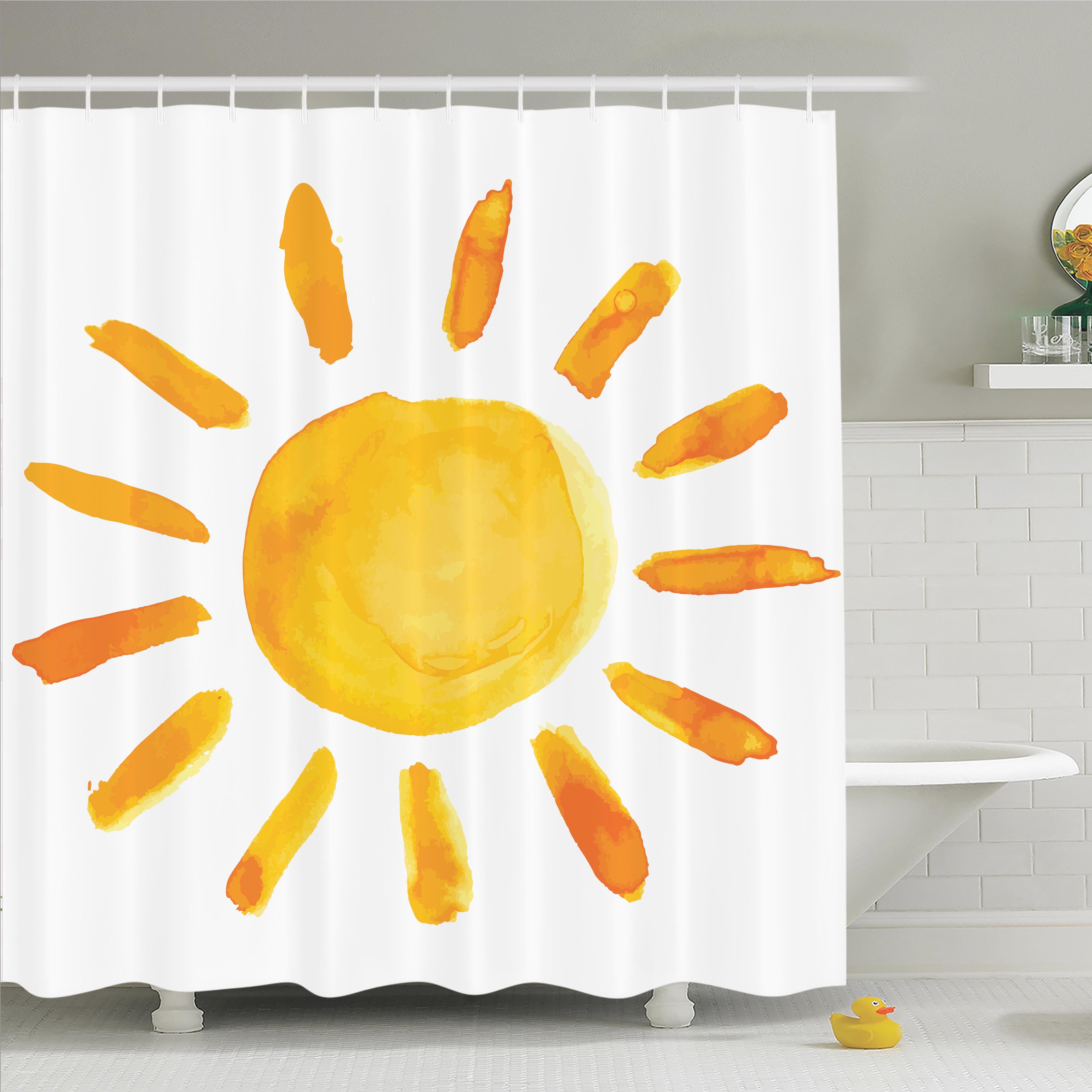 4052x4052 Ambesonne Decor Watercolor Sun Shower Curtain Set Amp Reviews Wayfair