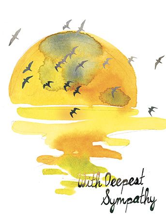 343x451 S04 Sympathy Sun Masha Dyans Watercolor Greeting Card Tats