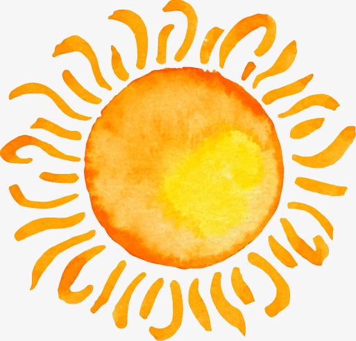 513x492 Sunlight Clipart Watercolor ~ Frames ~ Illustrations ~ Hd Images