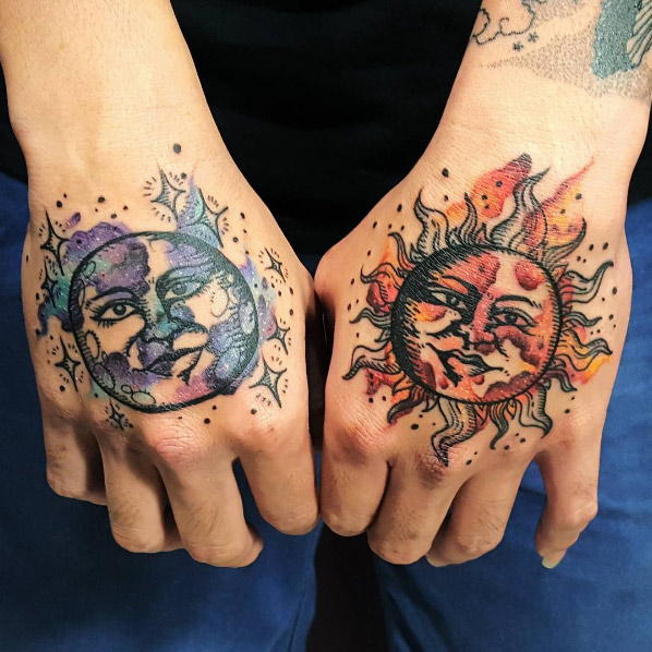 598x598 41 Watercolor Tattoos That Are A Work Of Art