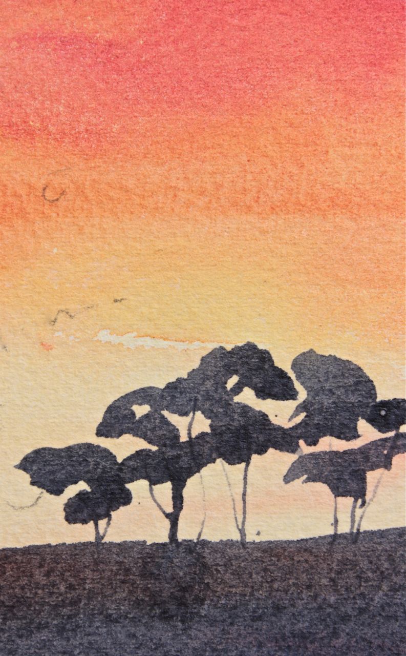 793x1280 Watercolour Sunset For Beginners Debi Riley