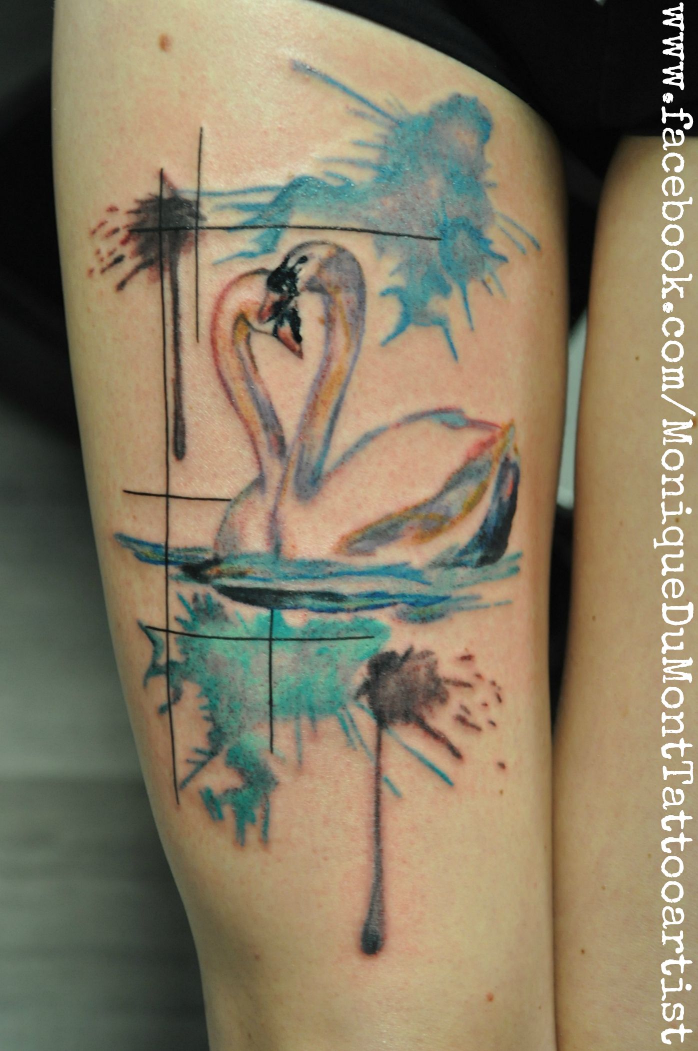 1396x2100 Swan Watercolor Tattoo New Tattoo Watercolour