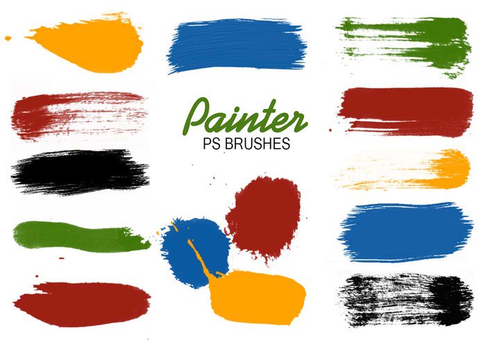 700x490 Paint Swatches Ps Brushes