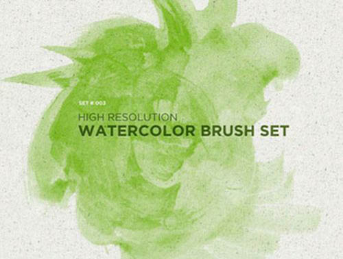 500x378 30 Sets Of Watercolor Free Brushes For Photoshop