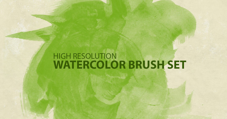 725x380 Top Free Photoshop Watercolor Brushes For Designers