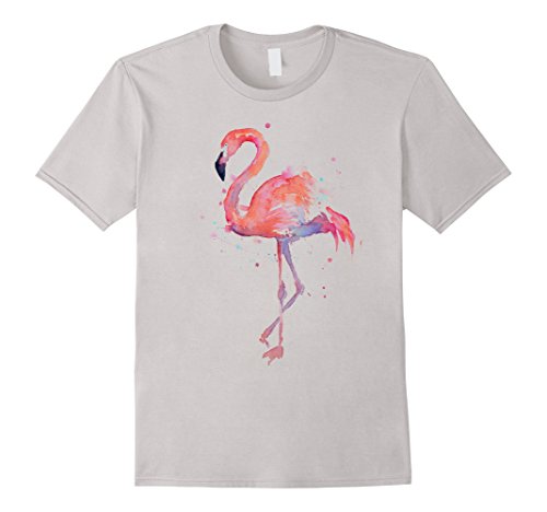 500x468 Pink Flamingo Watercolor T Shirt