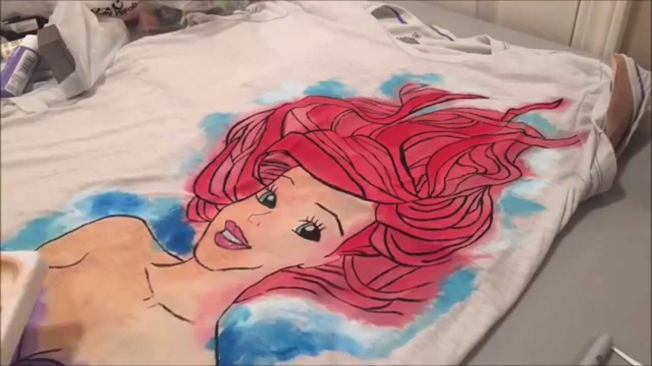 1280x720 Diy Watercolor Hand Painted T Shirt!