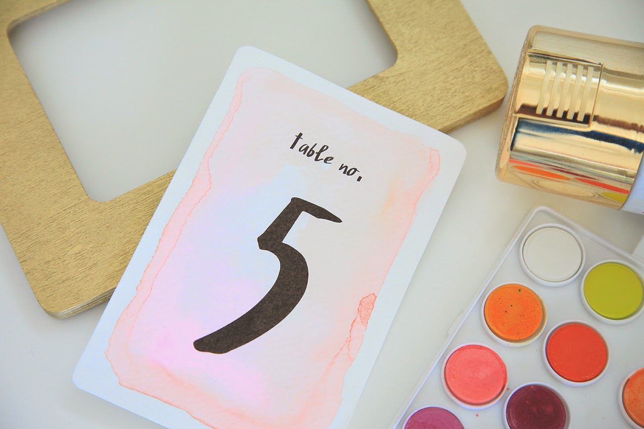 1300x867 Unify Handmade Diy Watercolor Wedding Table Numbers