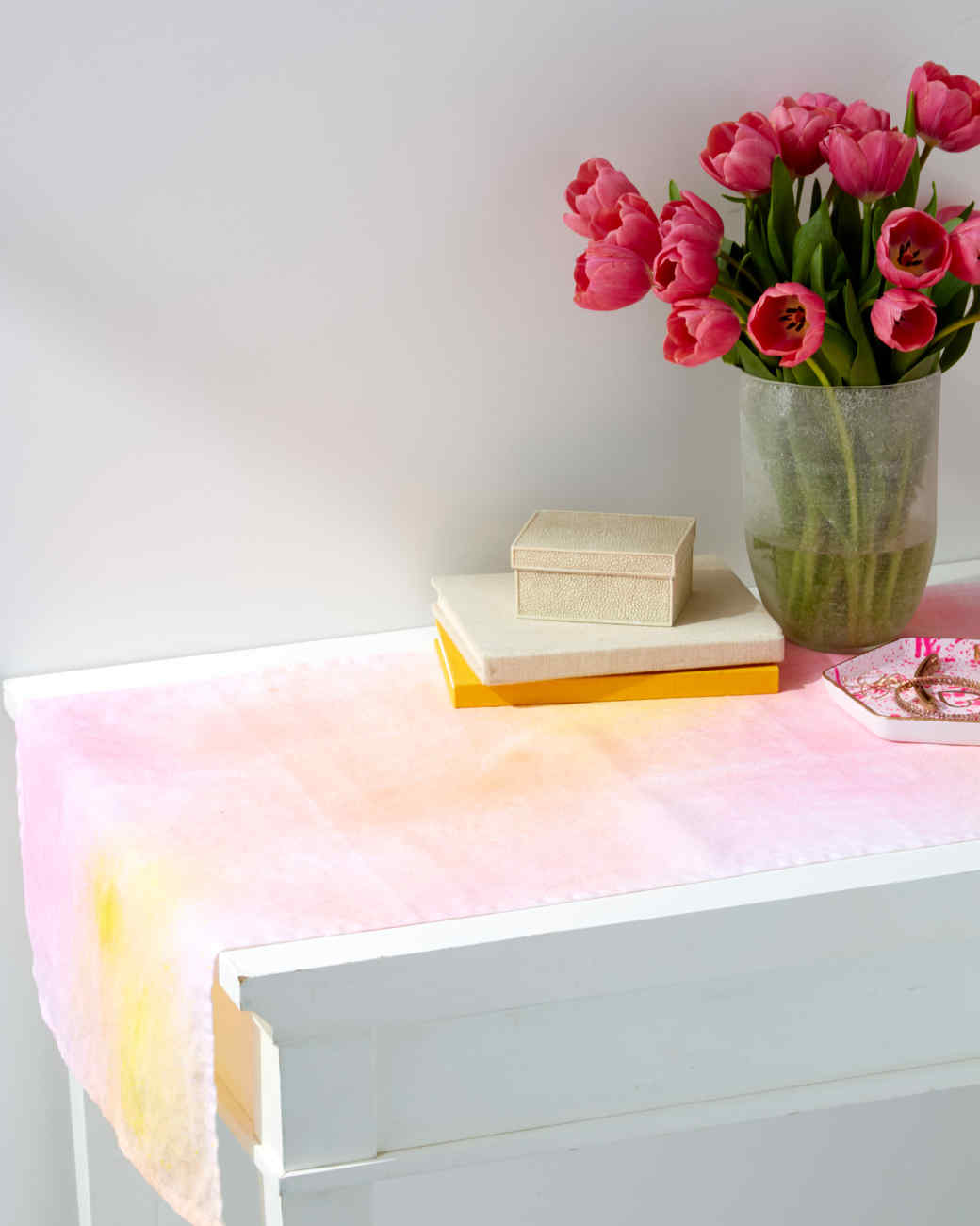 1040x1300 Watercolor Table Runner Martha Stewart