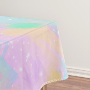 307x307 Watercolor Pastel Tablecloths Zazzle