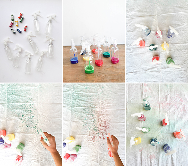 600x531 Watercolor Tablecloth Diy