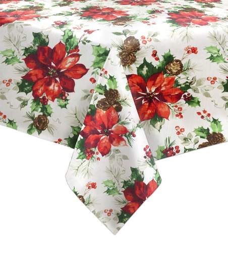 452x543 Bardwil Home Poinsettia Watercolor Tablecloth Zulily