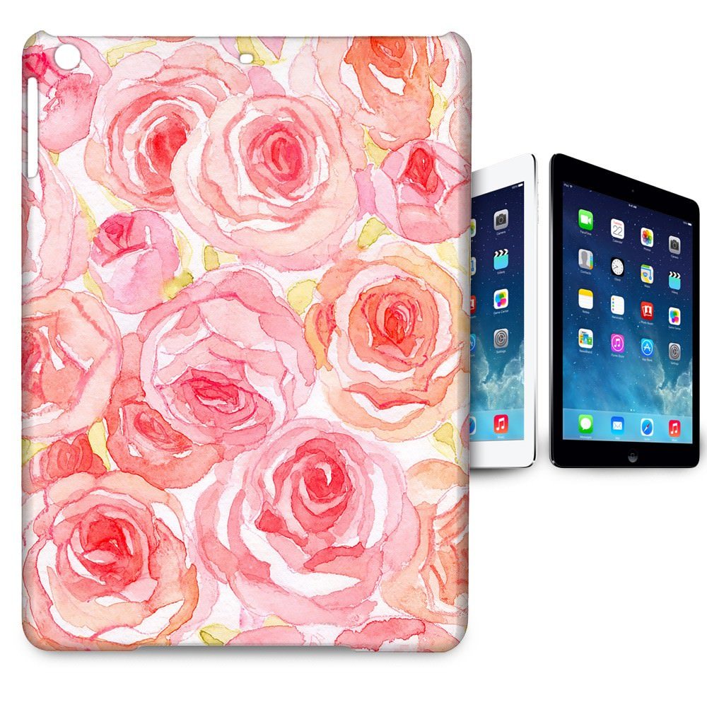 1000x1000 Watercolor Roses Tablet Case For Apple Ipad And 50 Similar Items