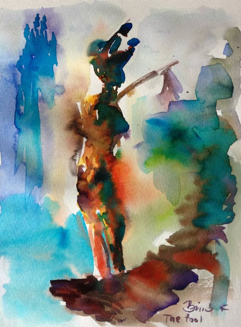 770x1044 The Fool(Tarot Series) Painting By Konrad Biro Saatchi Art