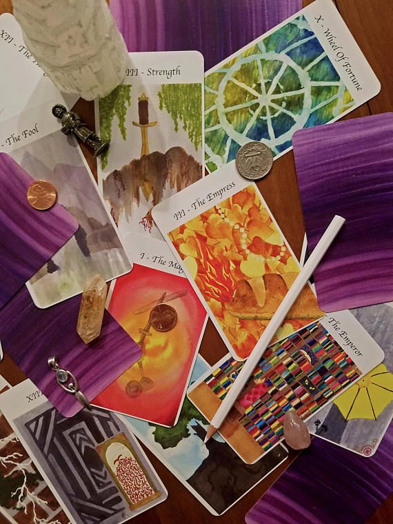 570x760 Watercolor Tarot Card Deck Tarot Tarot Card Decks