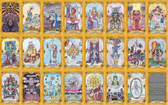 570x356 Zelda Tarot Individual Cards