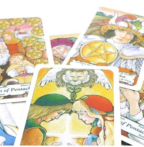 470x480 Royal Medieval Tarot Card Deck Oracle Pagan Witchcraft Arcane Trail