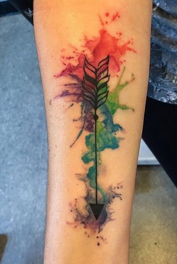 600x897 60 Awesome Watercolor Tattoo Designs Cool Tattoos
