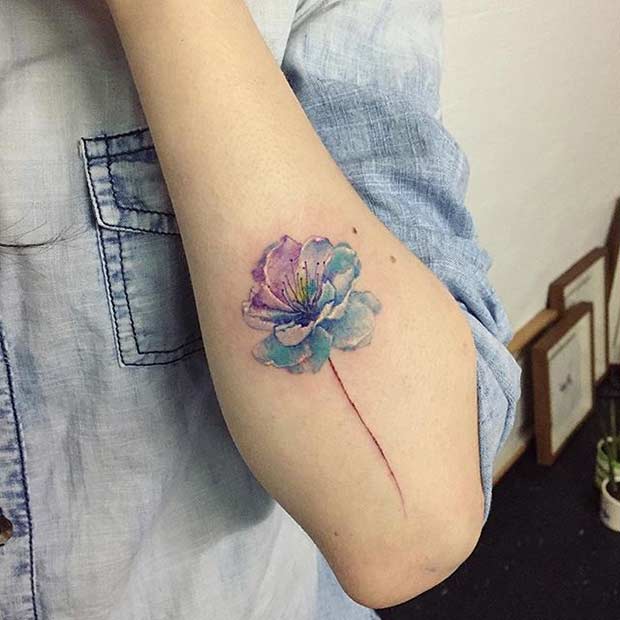 620x620 16 Beautiful Watercolor Tattoo Designs For Women Styles Weekly