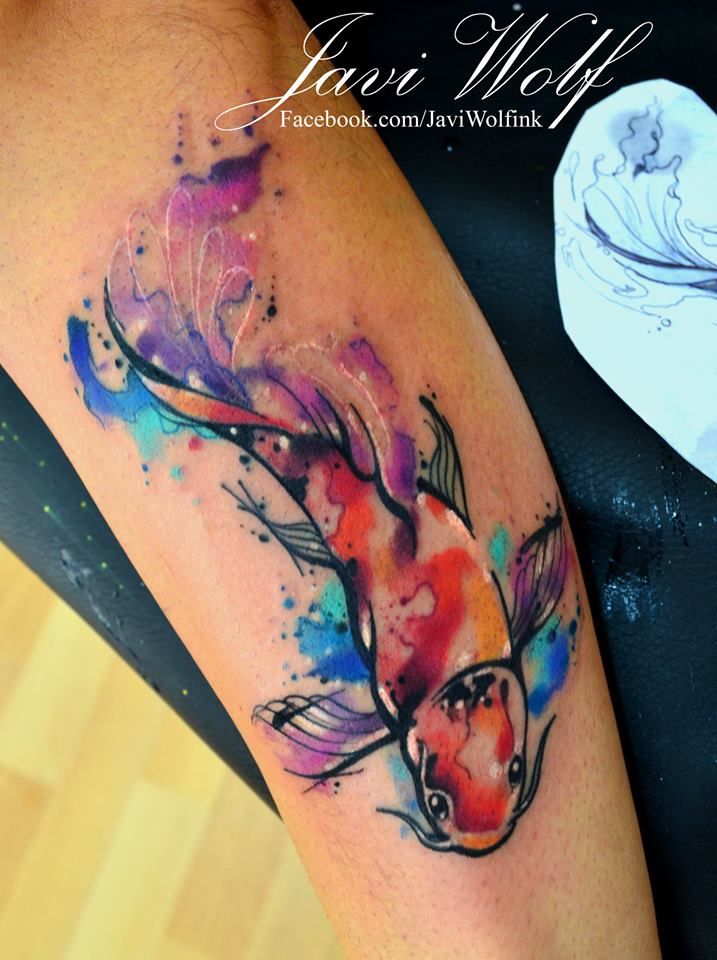 717x960 Koi Fish Tattooed By Javi Wolf Tats Koi Fish