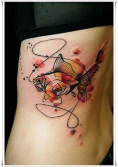 236x333 Watercolor Koi Fish Tattoos( Watercolor Koi And
