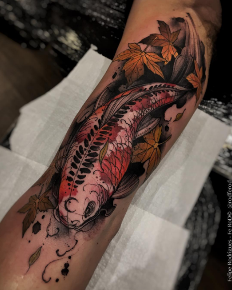 479x598 Best Koi Fish Tattoos