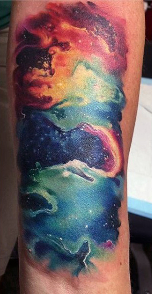310x600 70 Outer Space Tattoos For Men