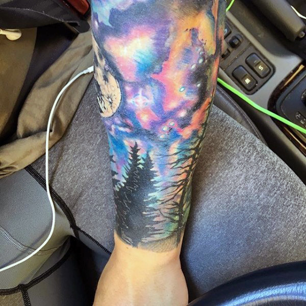 600x600 100 Watercolor Tattoo Designs For Men