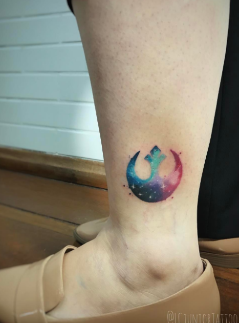 467x630 Watercolor Galaxy Tattoo