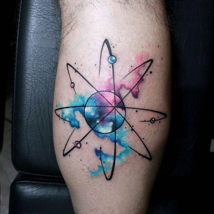 730x731 Watercolor Galaxy Tattoo Tattoo