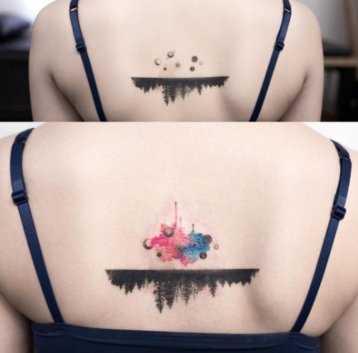 501x495 Floral Watercolor Tattoos Floral Watercolor Tattoo