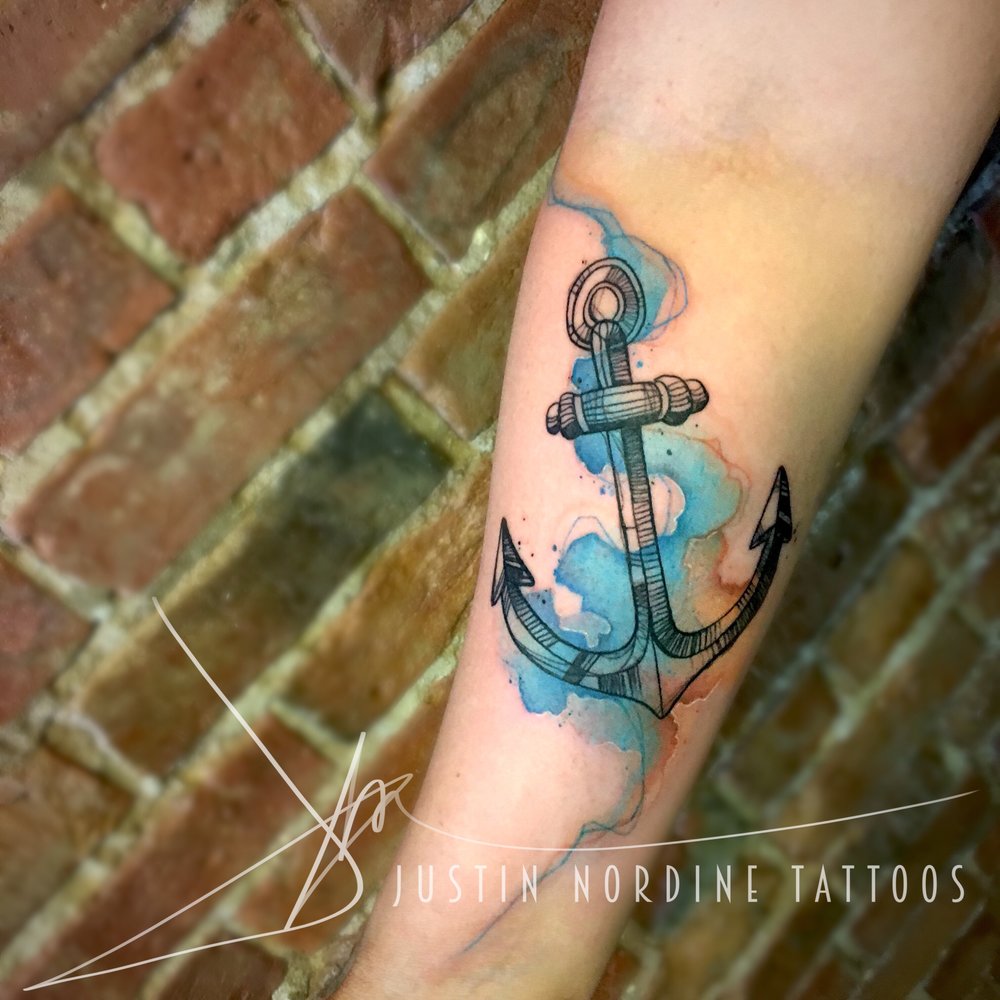 1000x1000 Justin Nordine, Watercolor Tattoo Artist The Raw Canvas