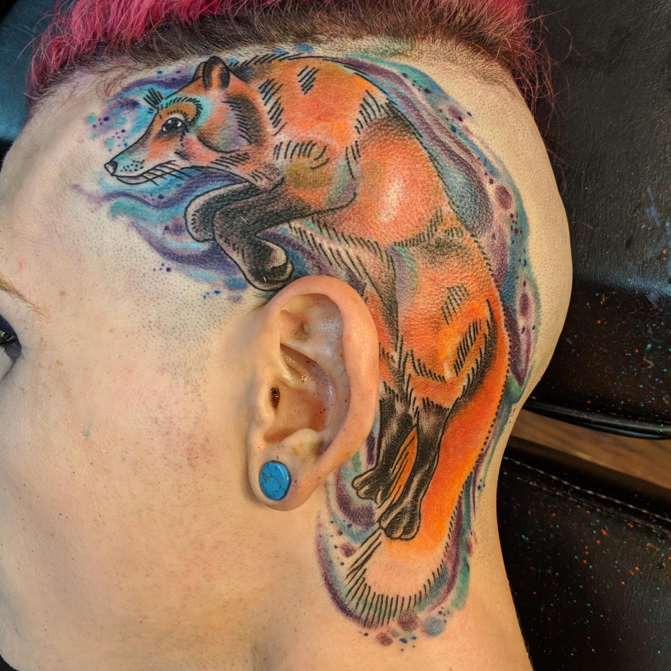 2190x2190 Neo Traditional With Watercolor, By Justun Palenscar, Intheblood