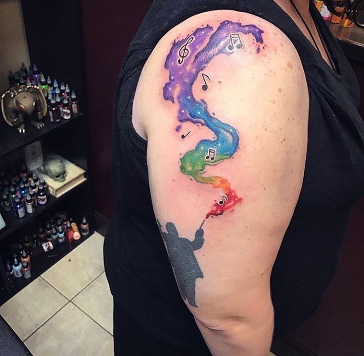 720x705 Olio Watercolor Tattoo By Crystal From Wyld Chyld Pittsburgh
