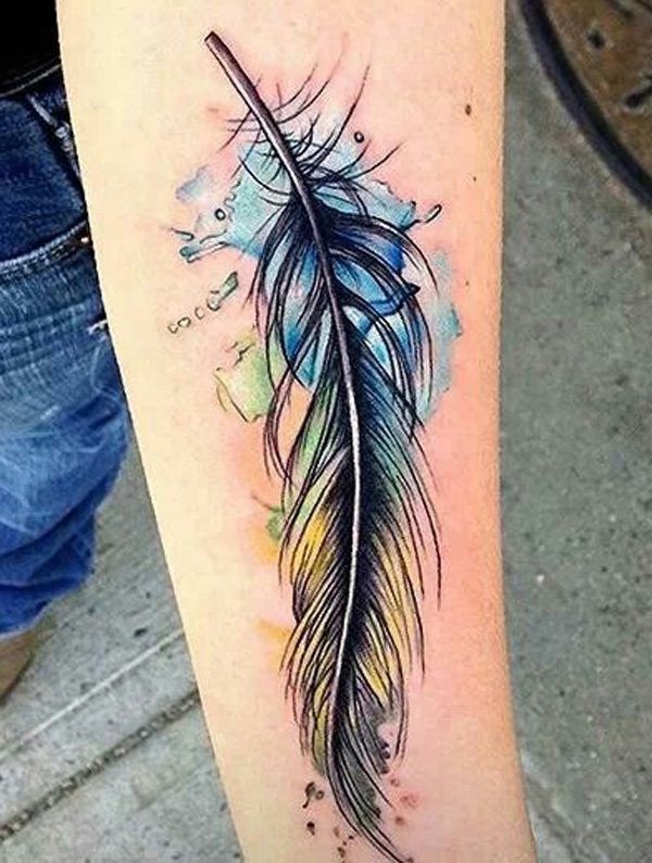 600x794 60 Awesome Watercolor Tattoo Designs