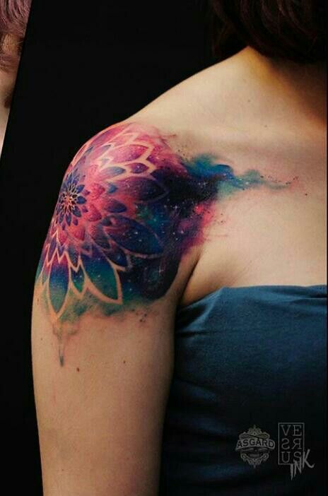 464x702 Watercolor Tattoos