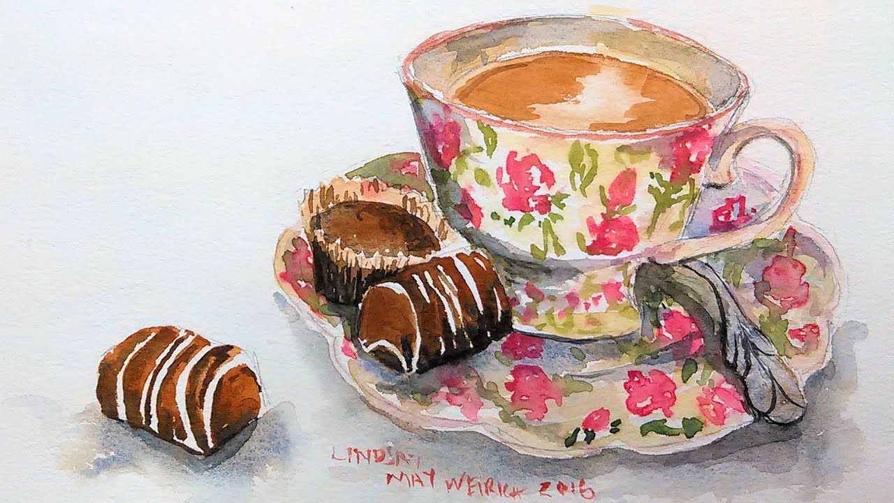1280x720 Teacup In Watercolor Tutorial Plus What You Need To Know Before