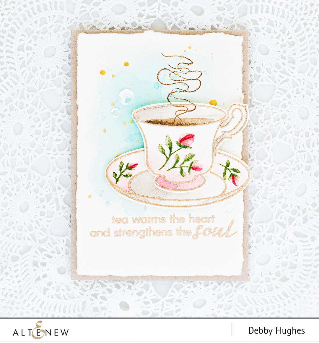 1080x1160 Video Vintage Teacup Watercolor