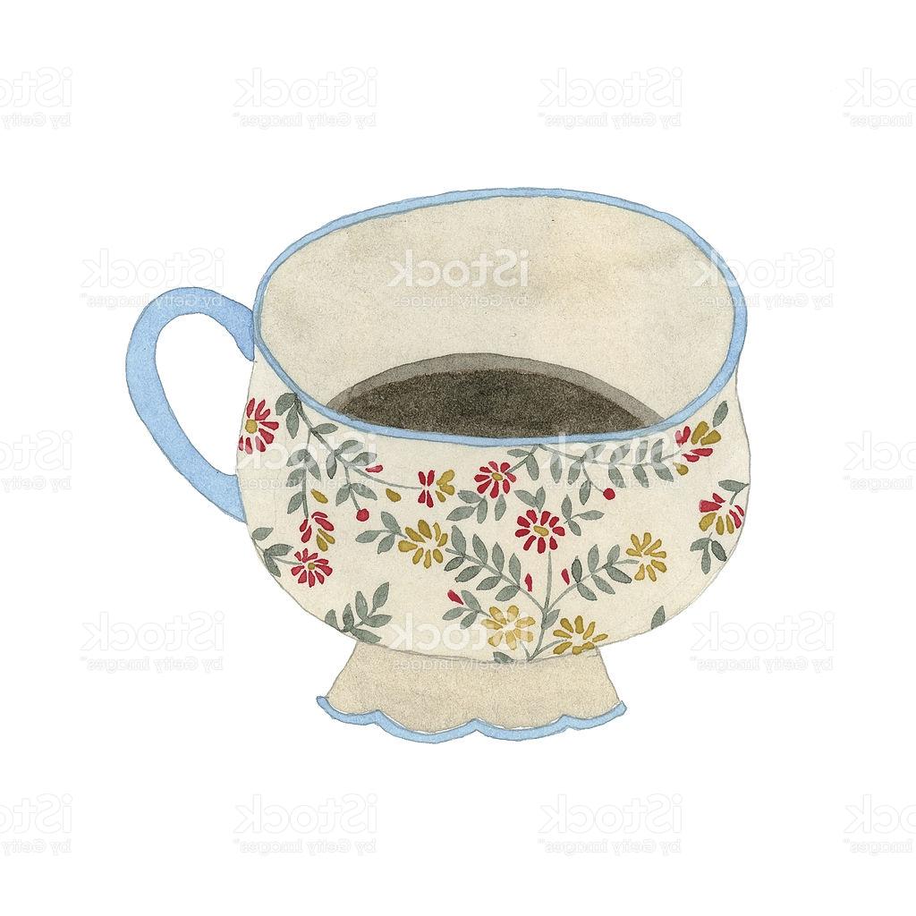 1024x1024 Best 15 Watercolor Teacup Illustration Photos