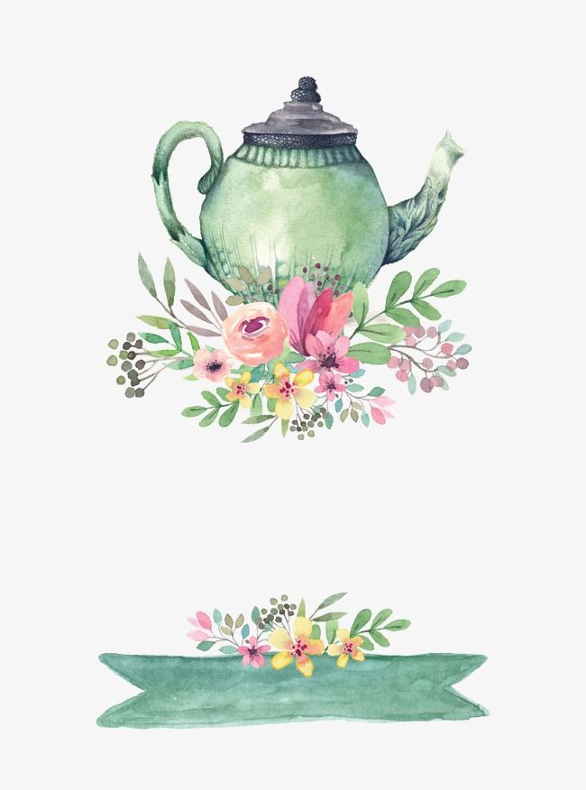 650x876 Pin By Osanna Kuok On Flower Teapot, Watercolor And