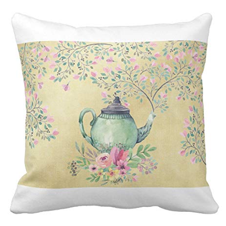 463x463 Zazzle Elegant Watercolor Teapot And Flowers Gold