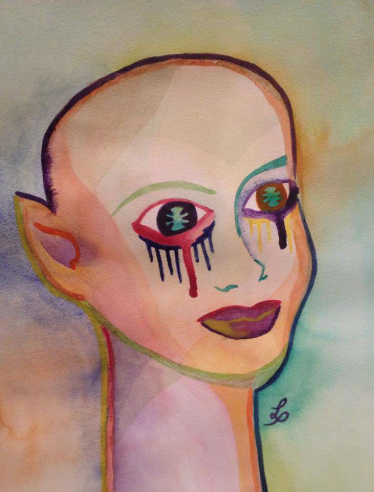 730x960 Watercolor Tears On Behance