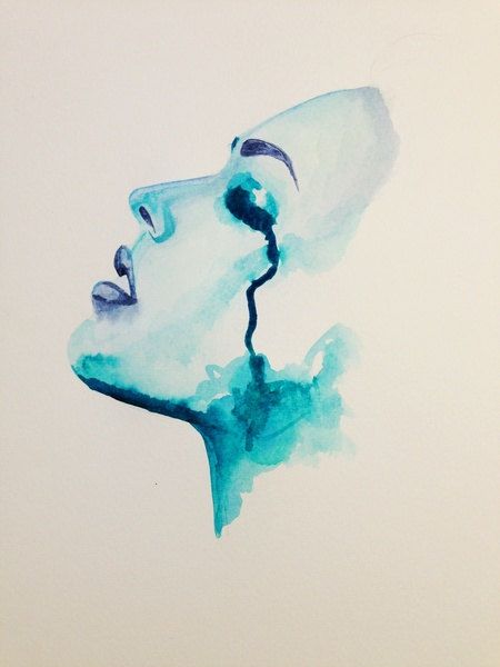 450x600 Chaotic Resolve By Artbynicoleg On Etsy Abstract, Face, Crying