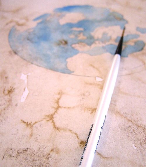 500x569 Salt + Coffee Watercolor Technique Wicked Art Techniques +