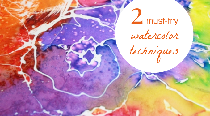 680x375 Two Must Try Watercolor Techniques Combined