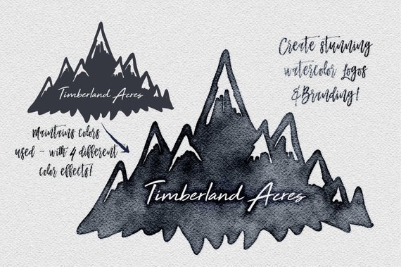 570x379 Watercolor Generator For Photoshop Quickly Create Watercolour Etsy