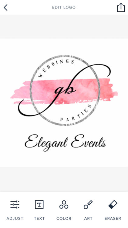 422x750 Watercolor Logo Maker By Tap Flat Apps, Llc